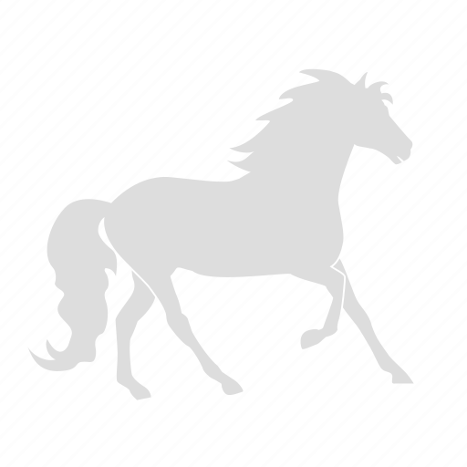 paard icoon wit